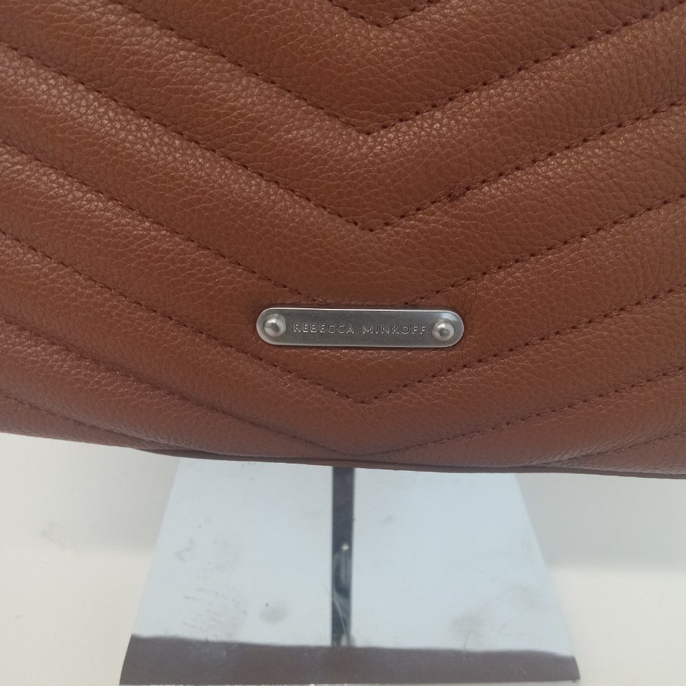 Rebecca Minkoff Edie Chevron Crossbody Bag - Tobacco - Picture 5 of 13